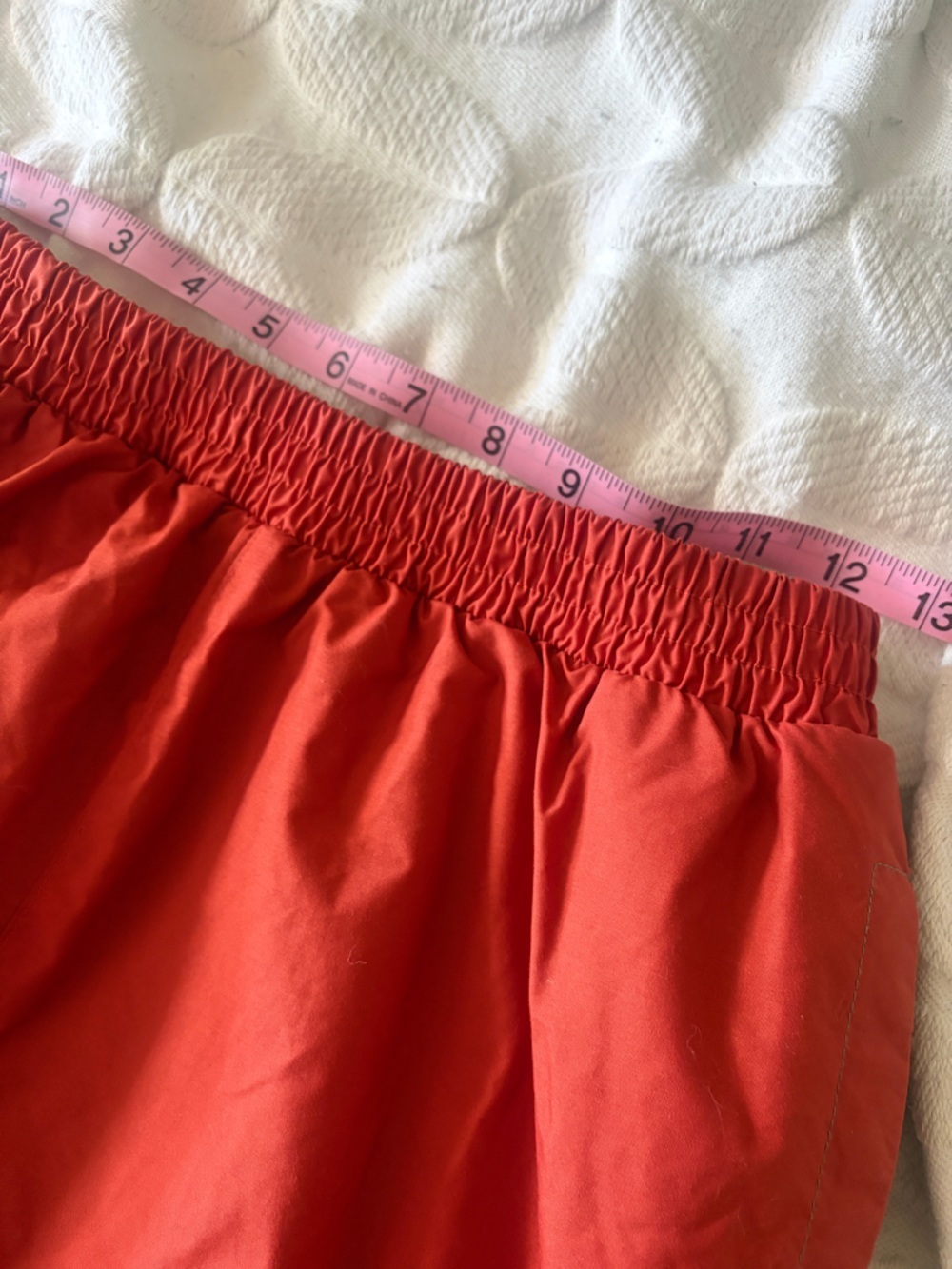 Old Navy orange Cargo Parachute Pants. Waist stretches to 28/29” Mesh lined - Picture 8 of 8